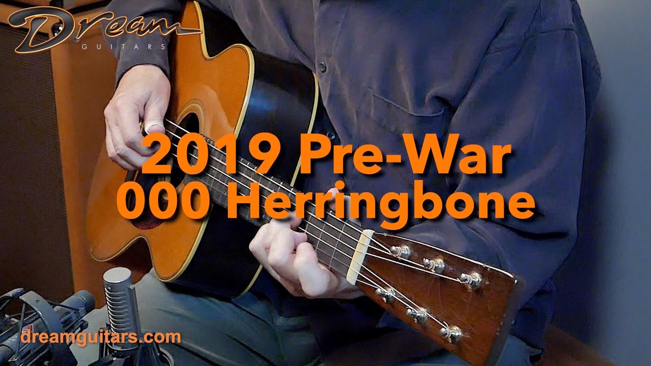 2019 Pre-War 000 Herringbone, Brazilian Rosewood & Adirondack Spruce
