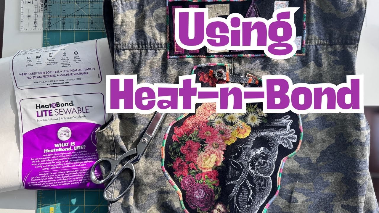 How to Use HeatnBond Lite for Appliqu&eacute; | THRIFT FLIPPING & Upcycling Clothes Tutorial for Beginners