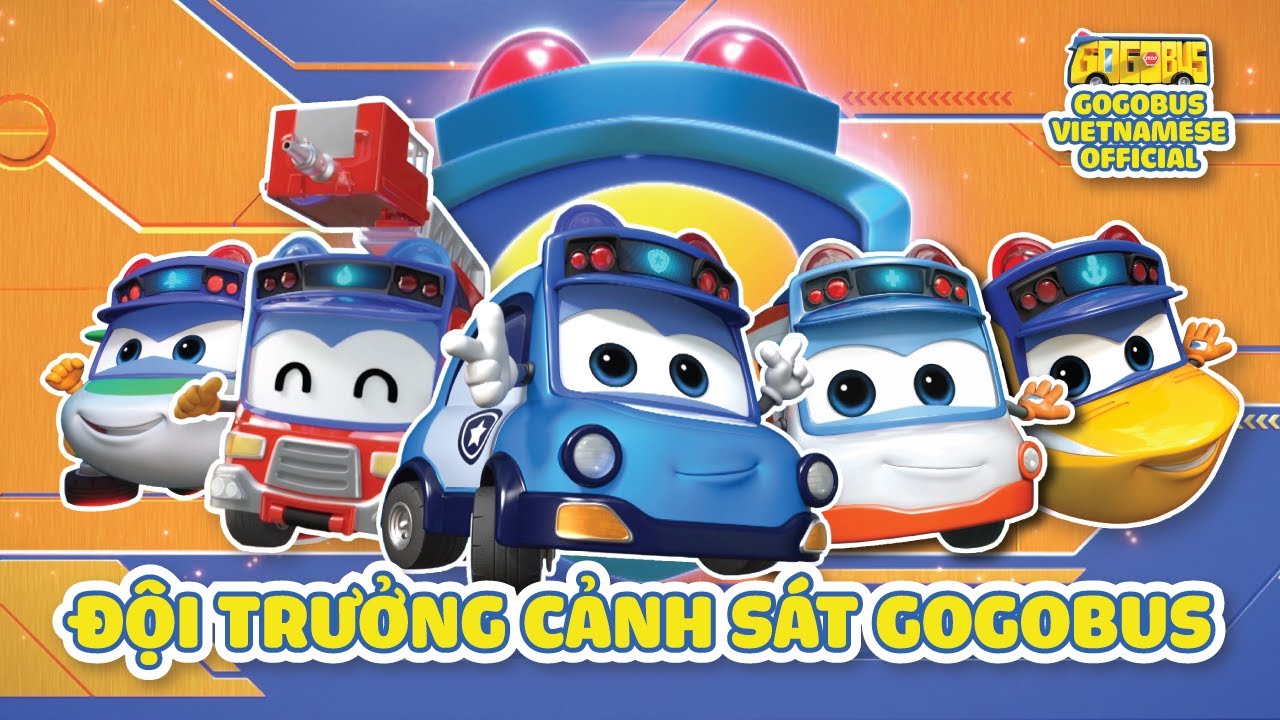 Đội Trưởng Cảnh Sát GOGOBUS | Hoạt Hình Gogobus Xe Buýt Biến Hình Tiếng Việt