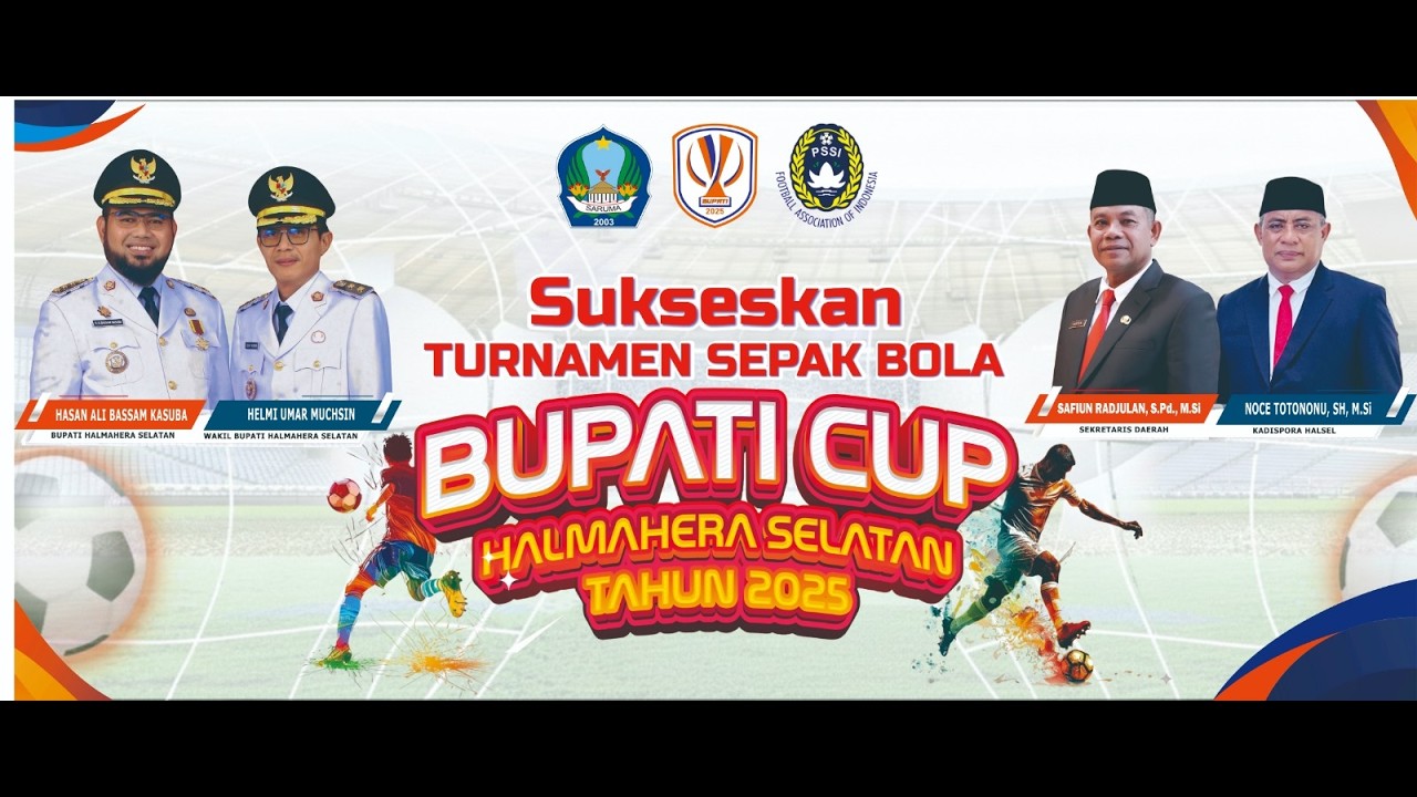 Final Turnamen Sepakbola Bupati Cup Kabupaten Halmahera Selatan Tahun 2025