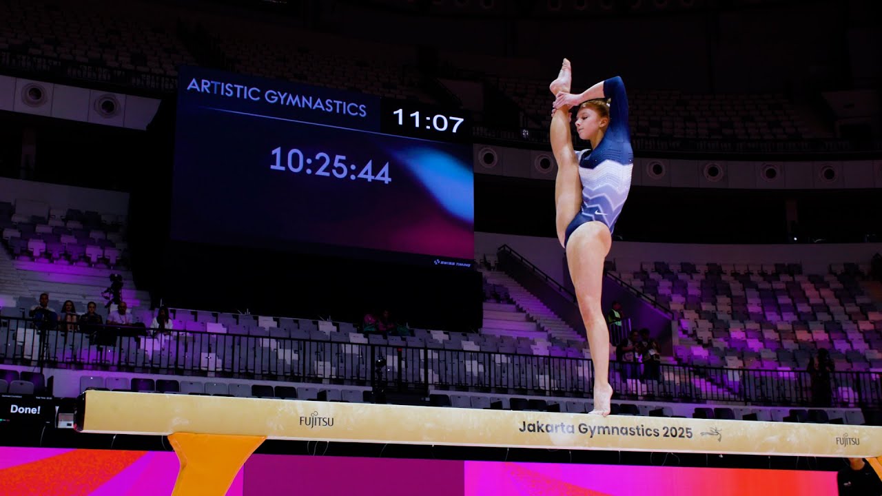 Dulcy Caylor (USA) - BB - Podium Training - 2025 World Championships Jakarta