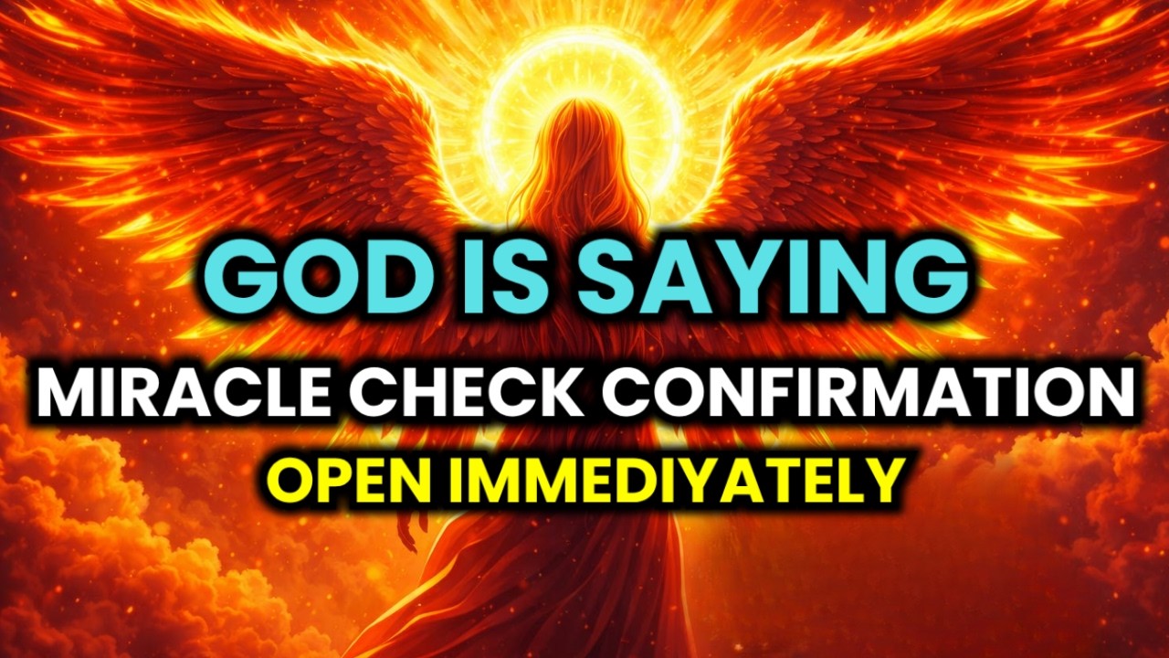 🌟GOD&rsquo;S URGENT MESSAGE:WHY YOU&rsquo;RE SEEING &ldquo;MIRACLE CHECK&rdquo;....DON&rsquo;T IGNORE THIS CONFIRMATION. OPEN NOW!