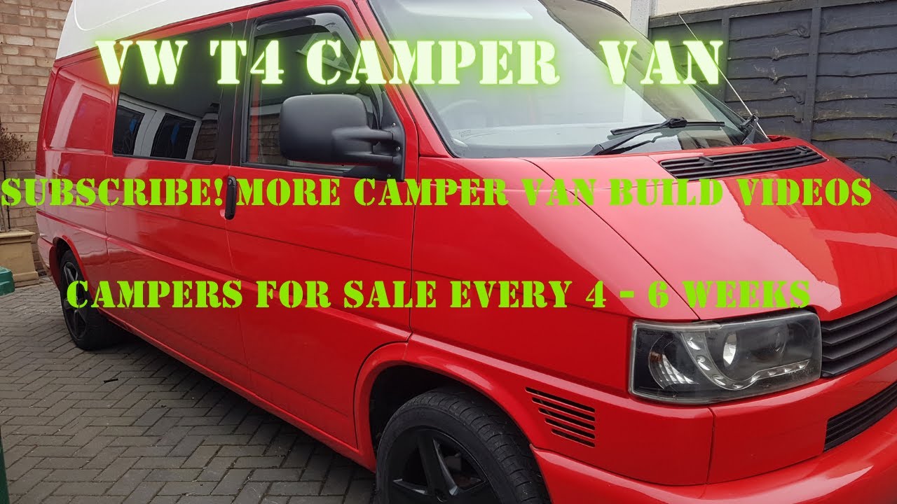 Camper Van VW 2001 Volkswagen Transporter T4 High Top LWB Four Berth