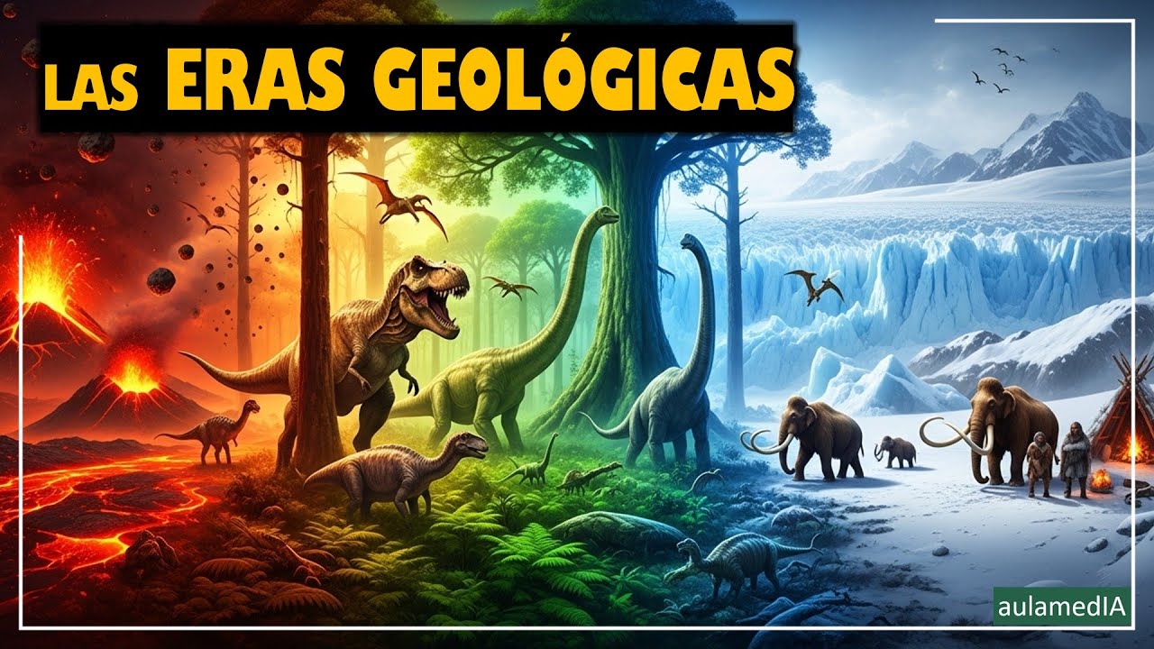 &iquest;QU&Eacute; SECRETOS GUARDAN LAS ERAS GEOL&Oacute;GICAS?✨aulamedia Historia