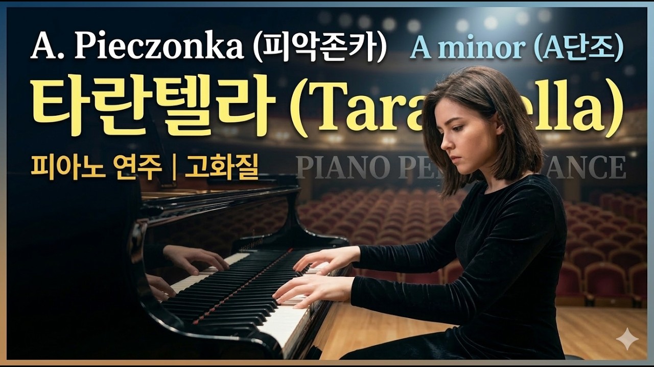 A. Pieczonka (피악존카) - Tarantella in A minor (타란텔라) 피아노악보 다운로드