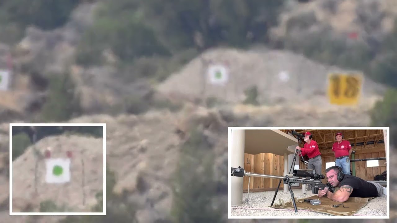 1 mile shot (1760 yards) 6.5 creedmoor