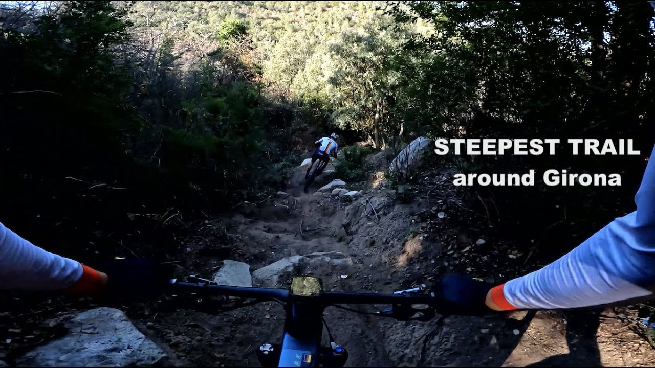 RIDING THE STEEPEST TRAIL AROUND GIRONA | Down l'Argimon | POV