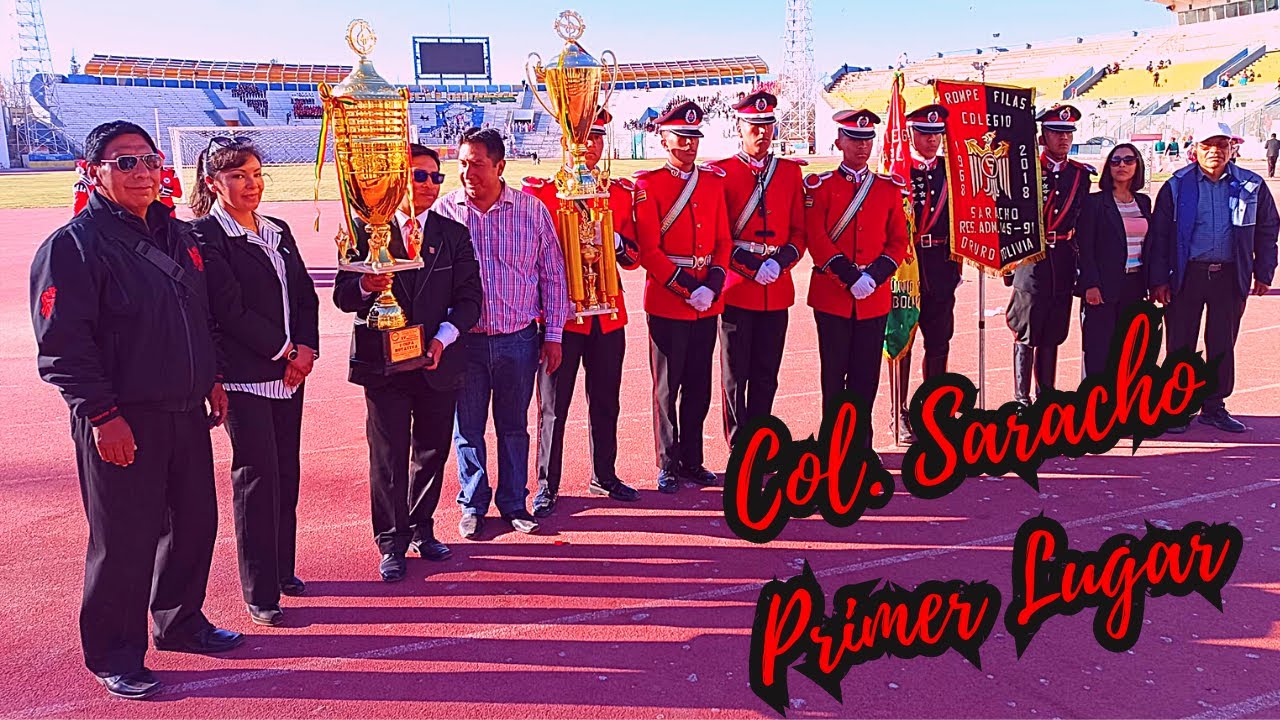 Col. Saracho ♪ Primer Lugar ( XV Concurso De Bandas Estudiantiles Oruro - Bolivia 2023)