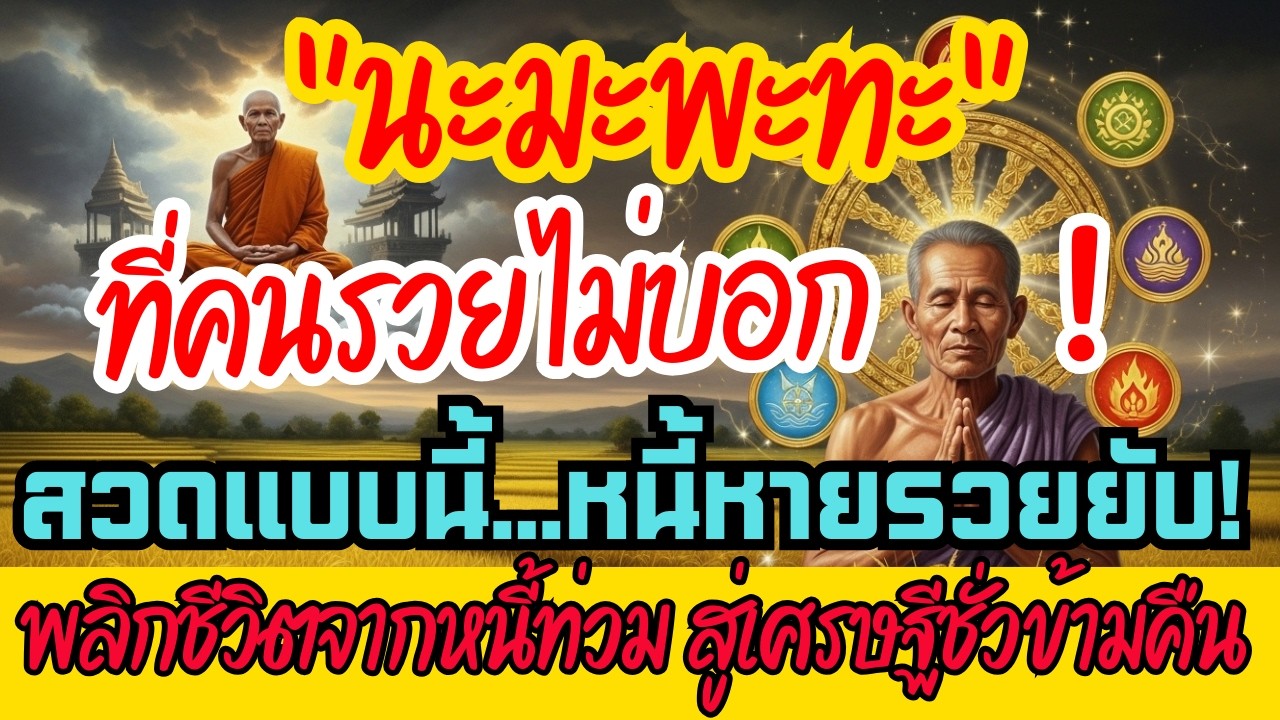 สวดให้ตายก็ไม่รวย! ถ้าไม่รู้ 