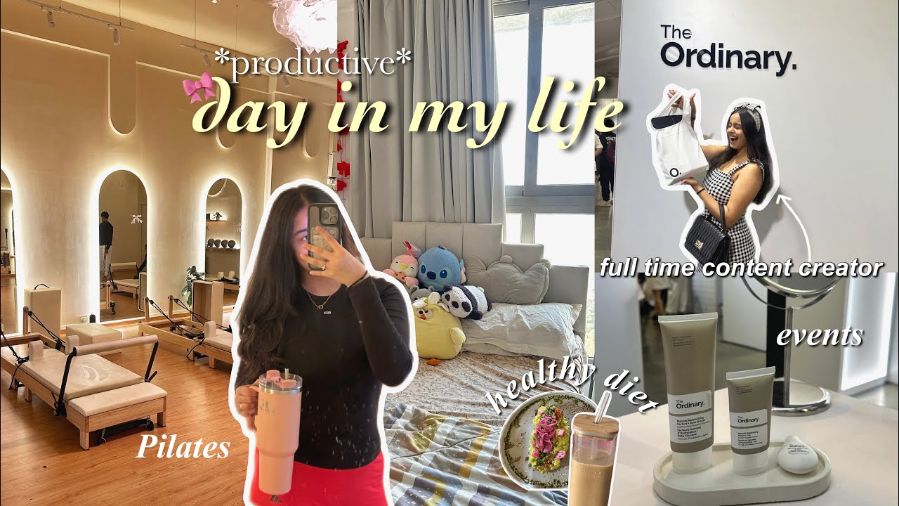 a *PRODUCTIVE* day in my life (as a full time content creator) 📸