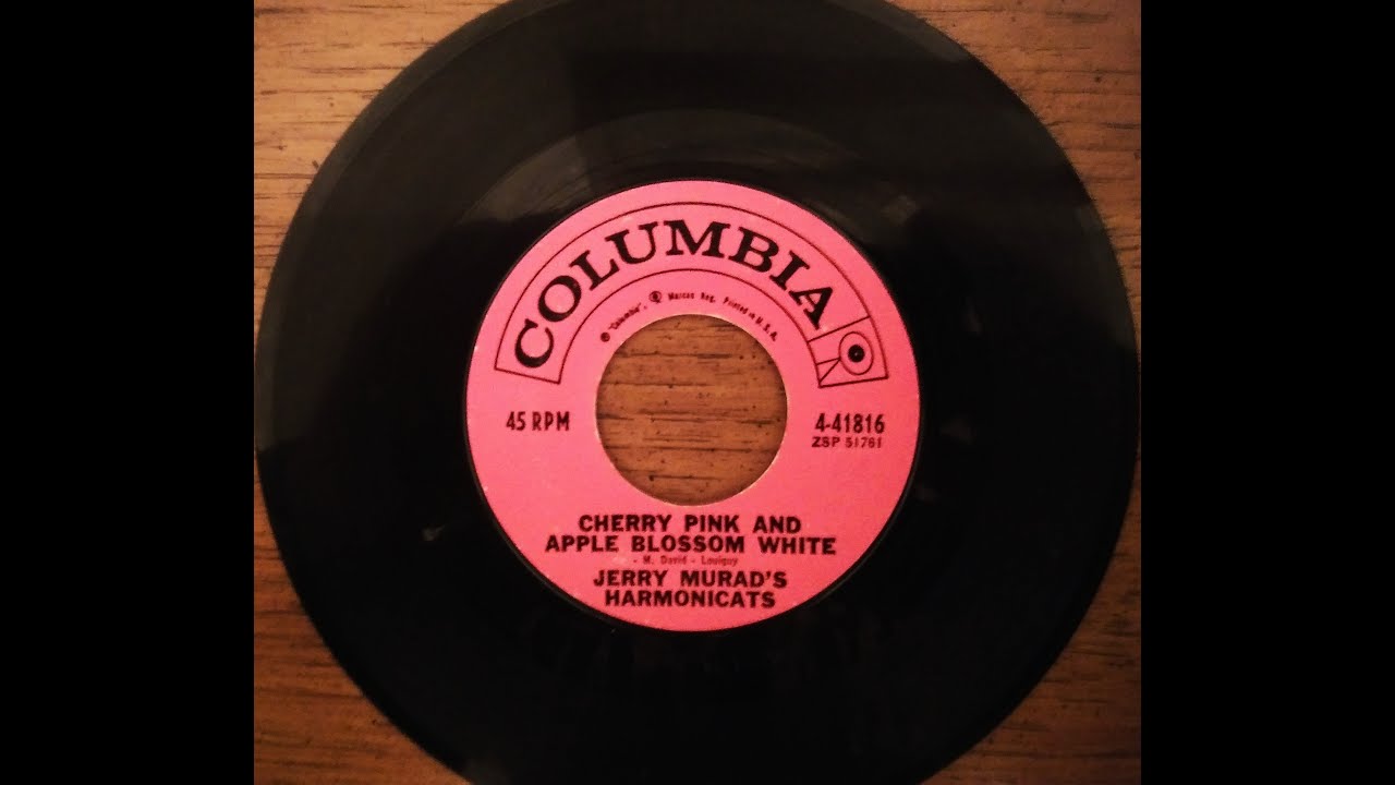 Cherry Pink and Apple Blossom White - Jerry Murad's Harmonicats Original 45 1961