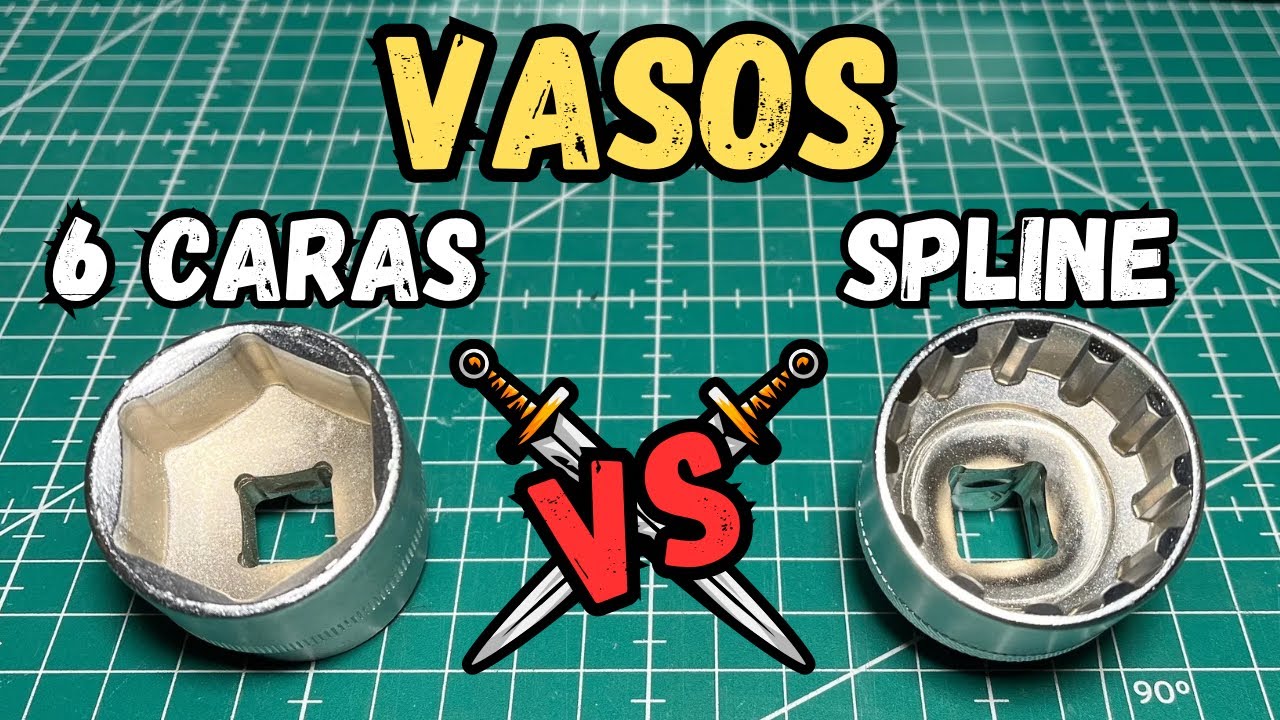 Diferencias VASOS🎲CARRACA de 6 CARAS VS SPLINE | Tips de bricolaje