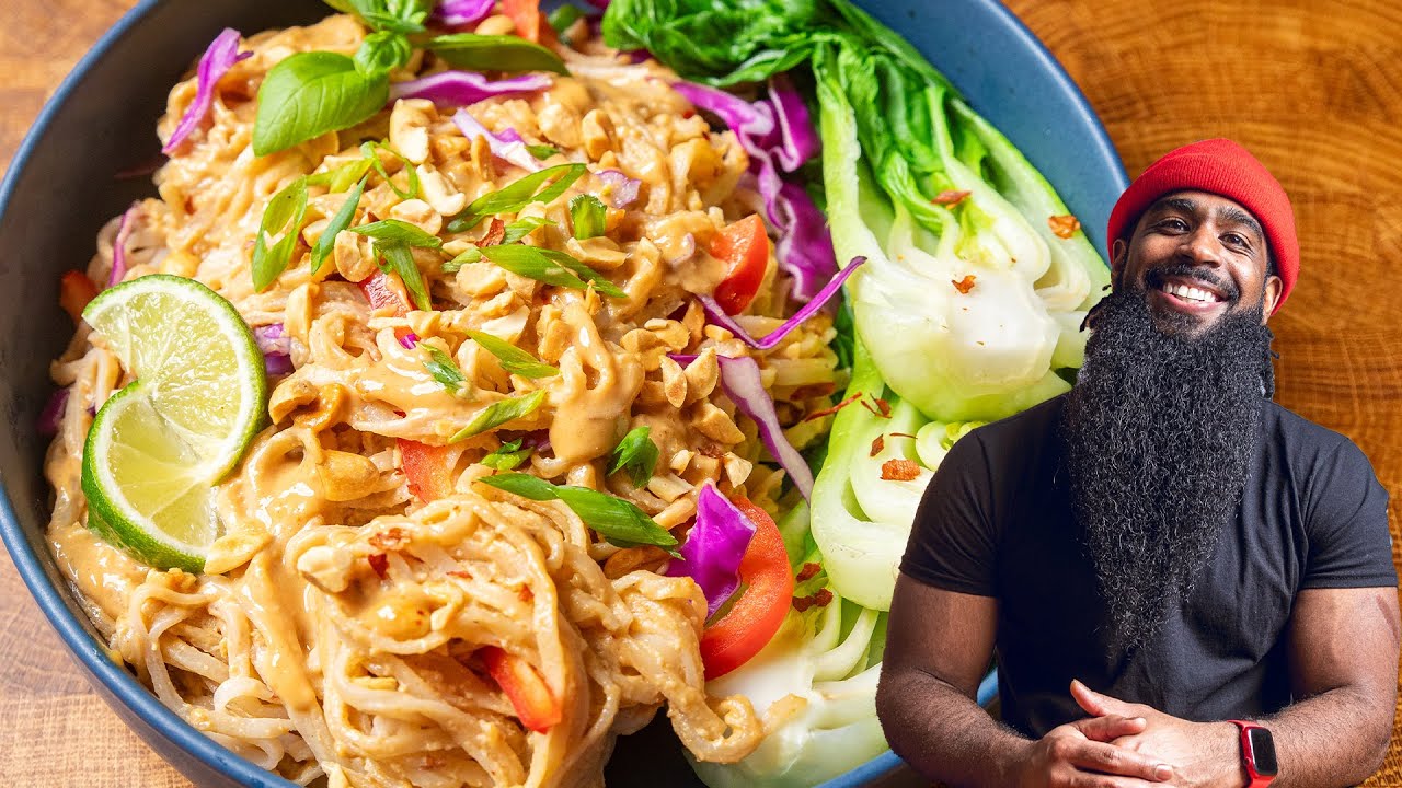 This QUICK & EASY HIGH PROTEIN Veggie Noodle Bowl will be ON REPEAT |Vegan and Vegetarian Meal Ideas