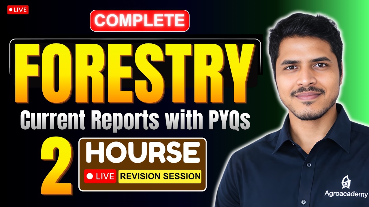 FORESTRY One Shot Marathon | IBPS AFO & NABARD | Last 5 Years PYQs