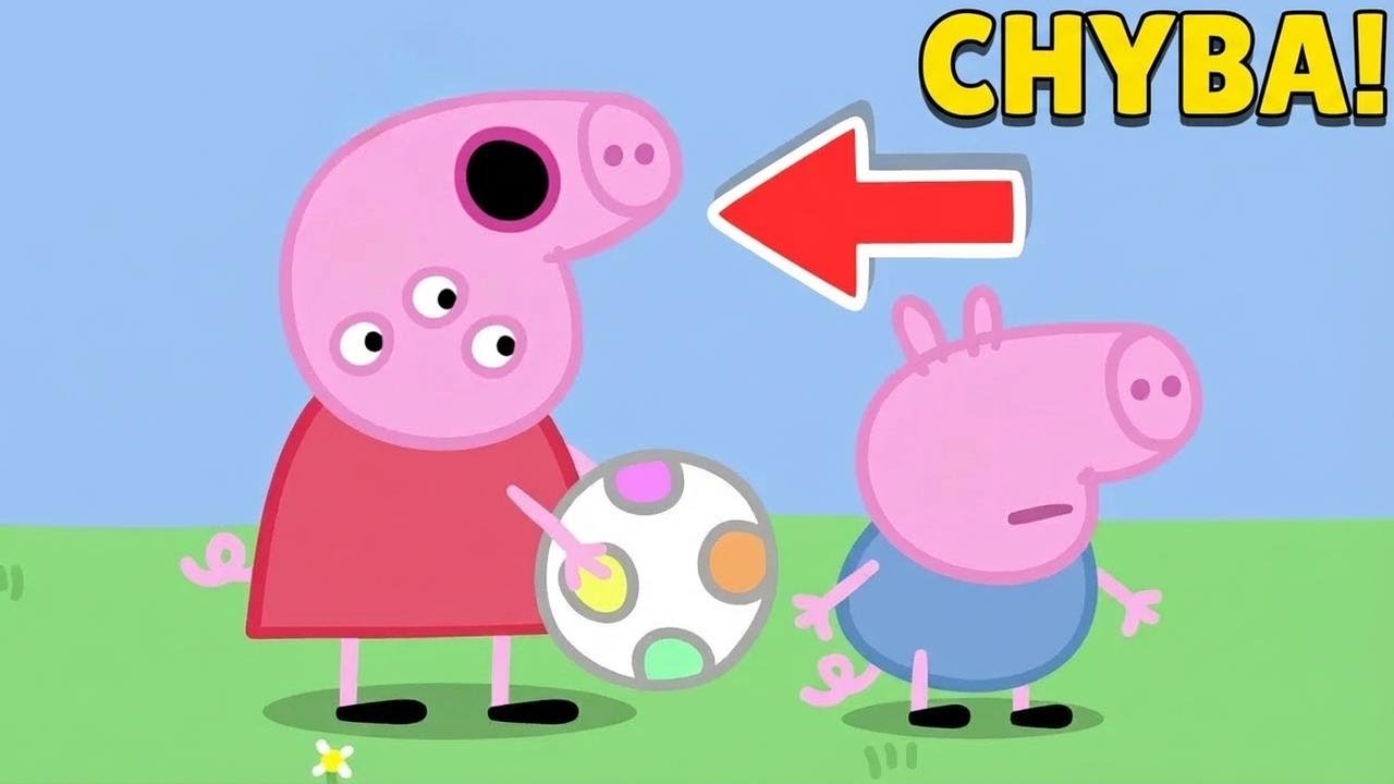 Divné animace a chyby v Prasátku Peppě