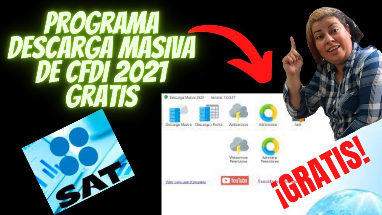 😎✔DESCARGA FACTURAS DE SAT A EXCEL GRATIS 2021/ SOFTWARE DESCARGA MASIVA🔥/ Pedagogía Contigo