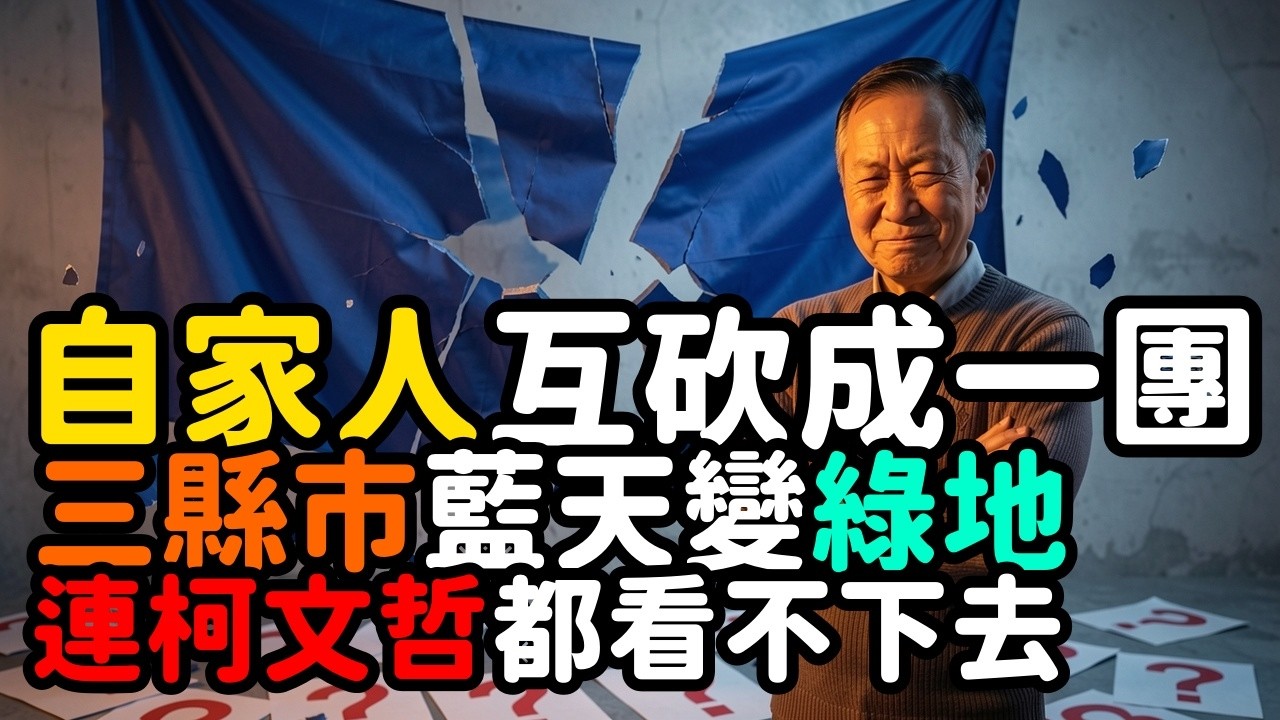 國民黨三縣市恐翻盤自己人內鬥；連被告柯文哲都看出危機黨中央還在夢遊 | 馬一峰