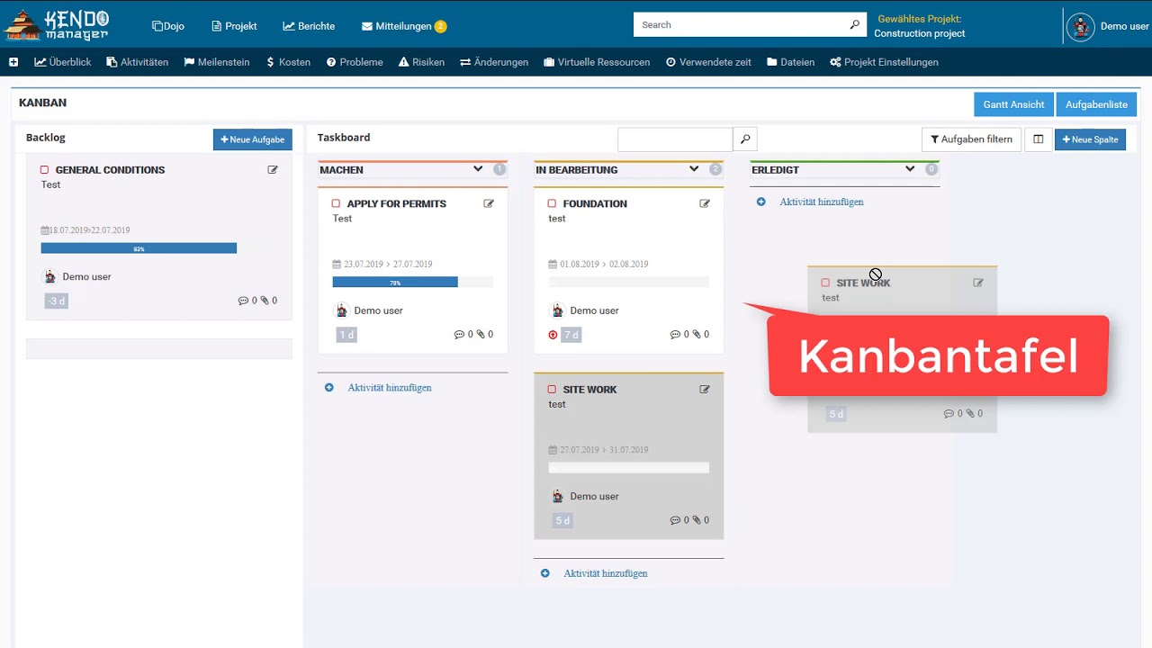Kendo Manager 3.0 Projektmanagement Software