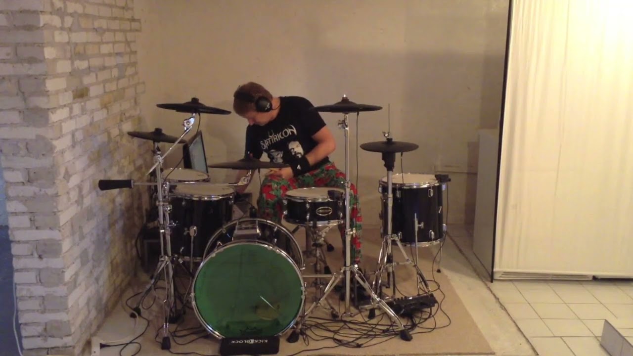 Jamming on Drum Kit