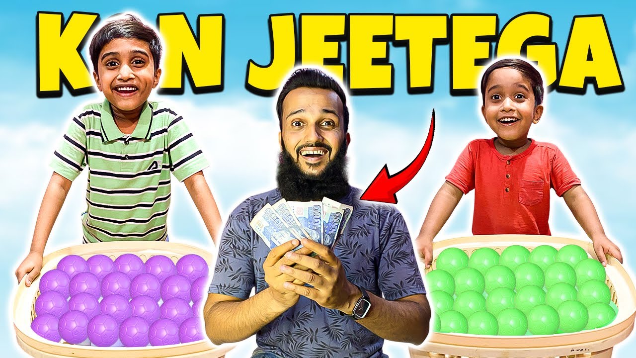 Balls in Basket Game 😂 kon jeetega aaj 5000 Rupee | Fahad Bhai Offical