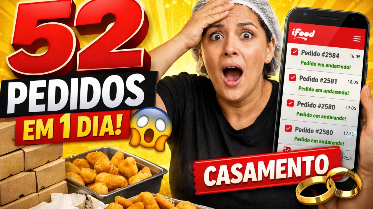 Como Foi Atender 52 Pedidos no Meu Delivery de Salgados (Vida Real)