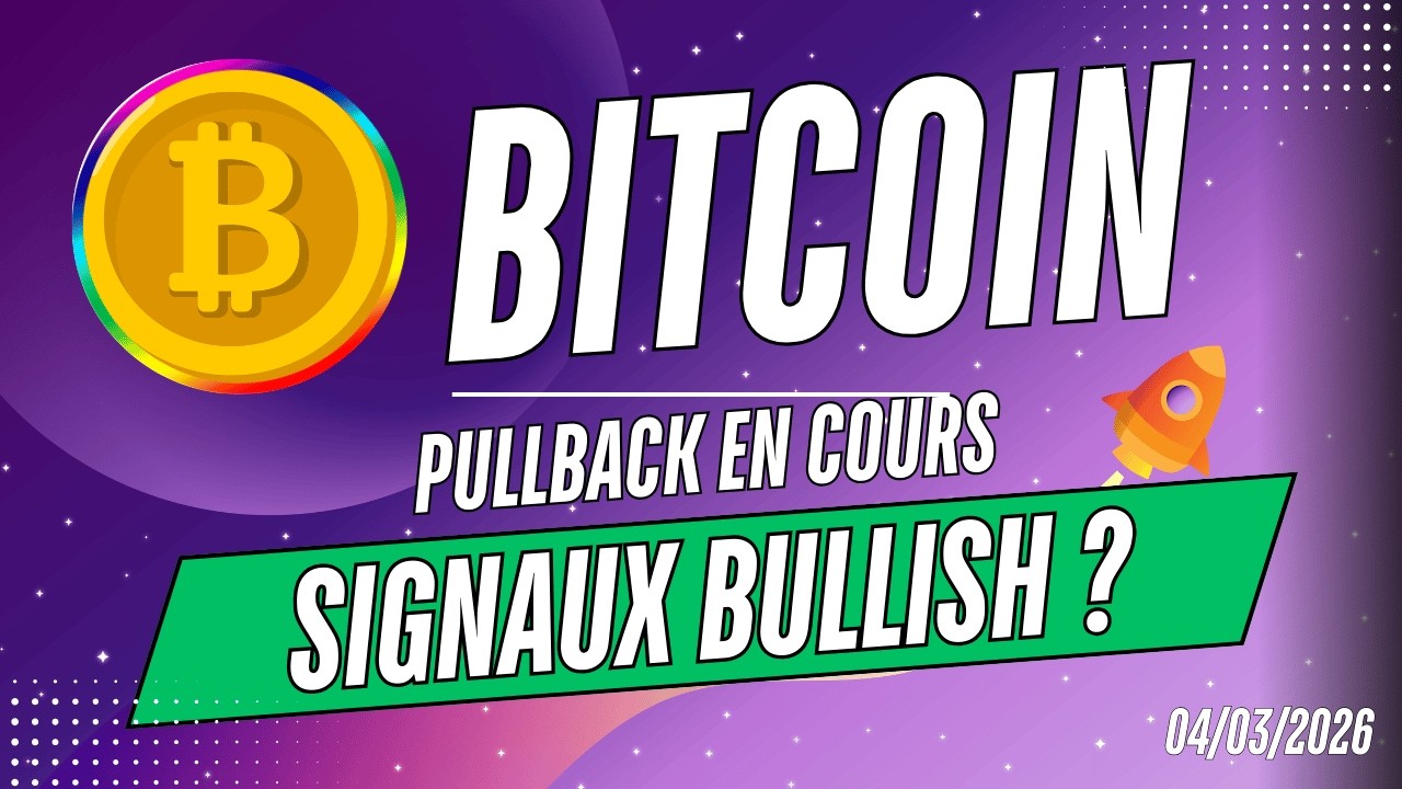 BITCOIN PULLBACK en cours 🔥 Signaux BULLISH d&eacute;tect&eacute;s ? Analyse CRYPTO & news ✅