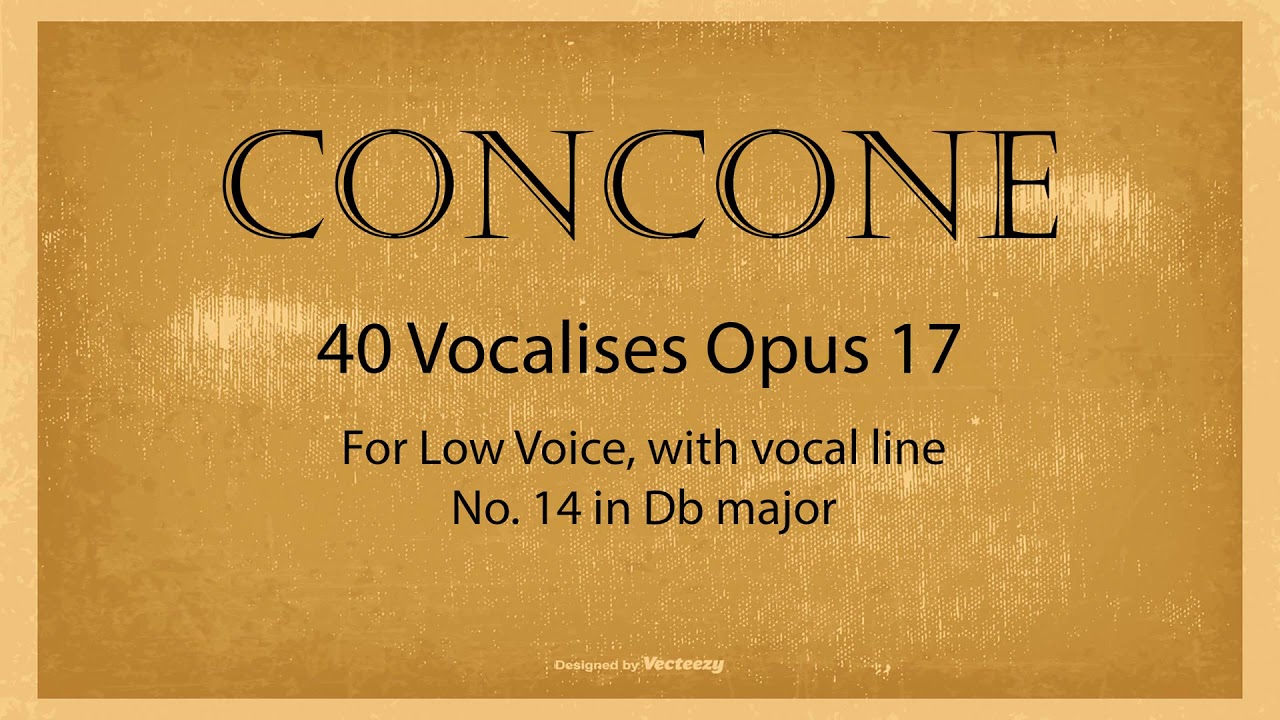 Lesson 14, with vocal line