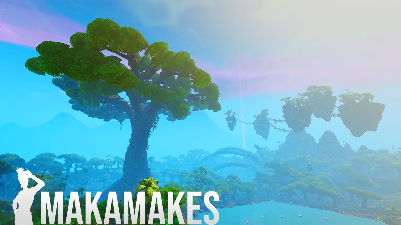 Creating the BIGGEST tree from Avatar in Fortnite Creative
