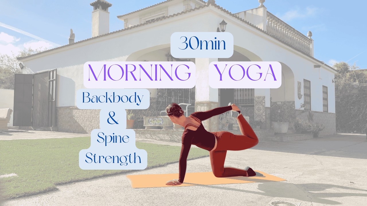 30 mins Morning Yoga for Spine Health | Cat-Cow & Backbody Strength