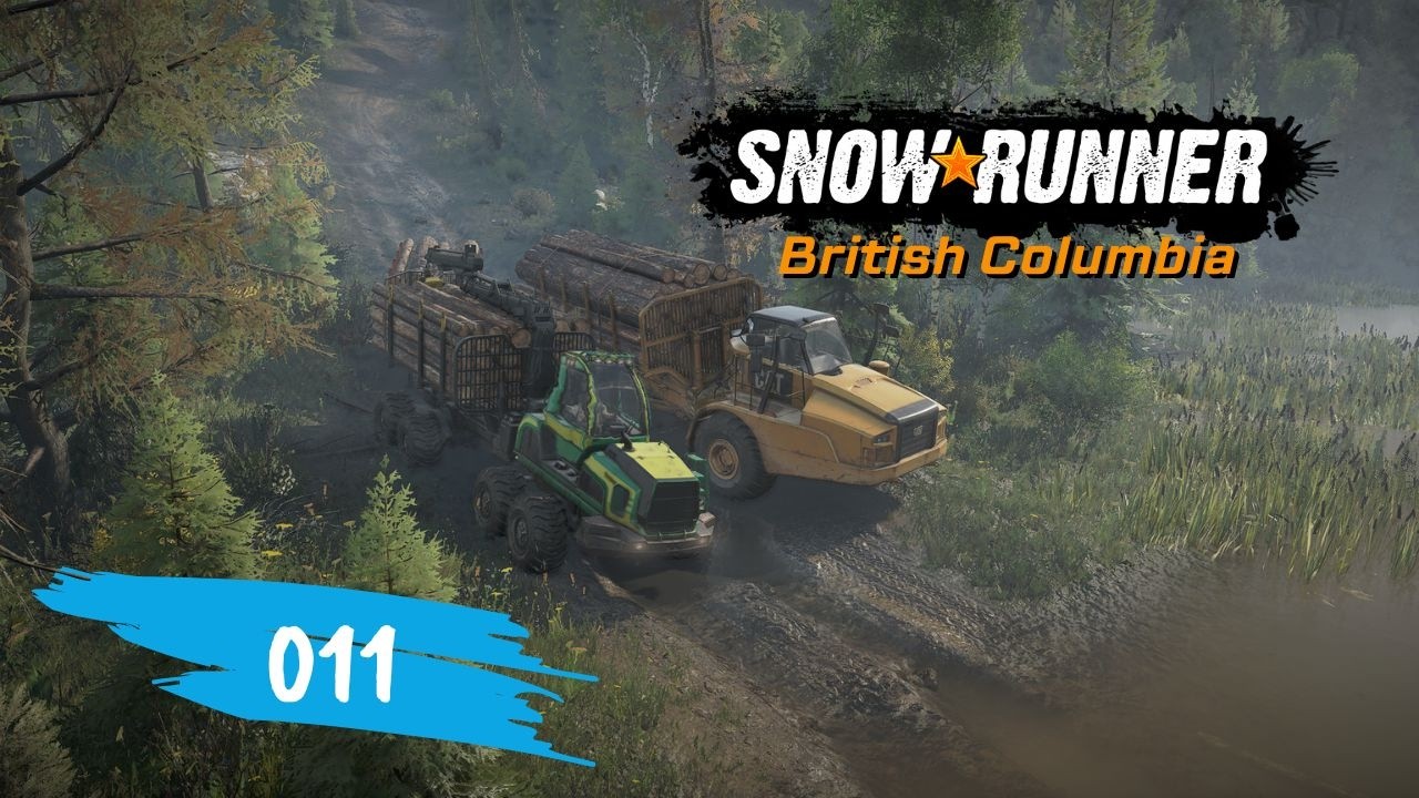 Sägemühlen-Brücke & Erdrutsch - Snow Runner (Br. Columbia) 011 - PC Lets Play deutsch