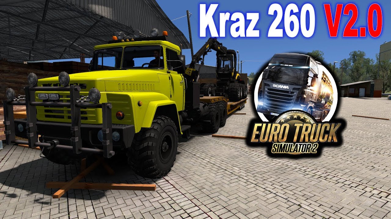 ETS2 1.33 | Ponsse Scorpion | Kraz 260 V2.0 | ( G29 + Shifter + Wheel Cam )