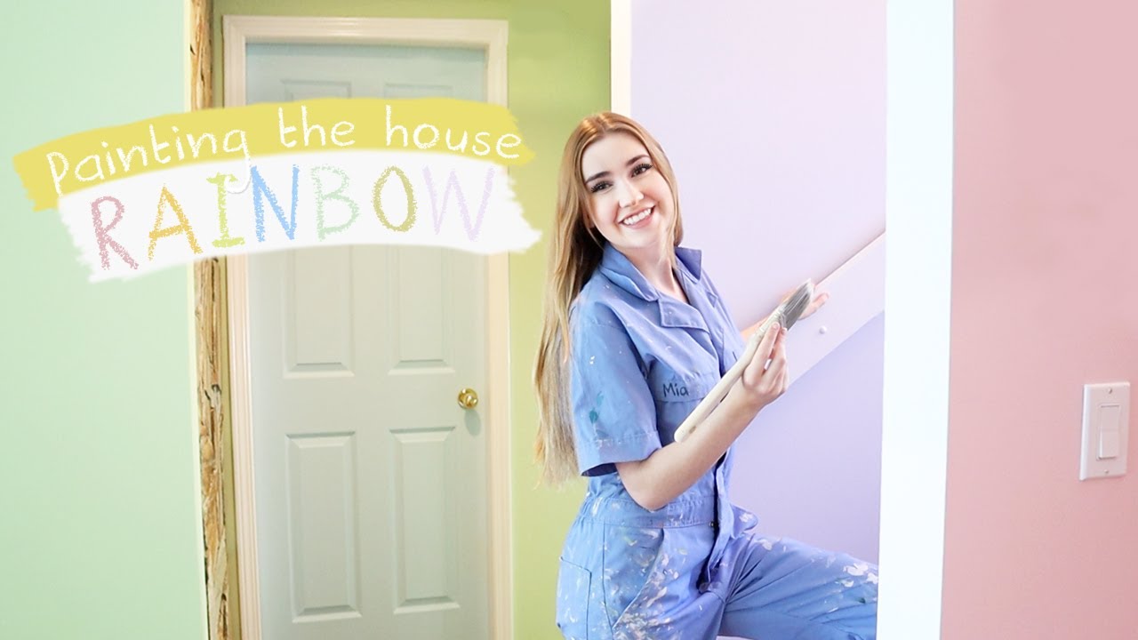 painting my entire house RAINBOW!! *I'm tired of being boring*