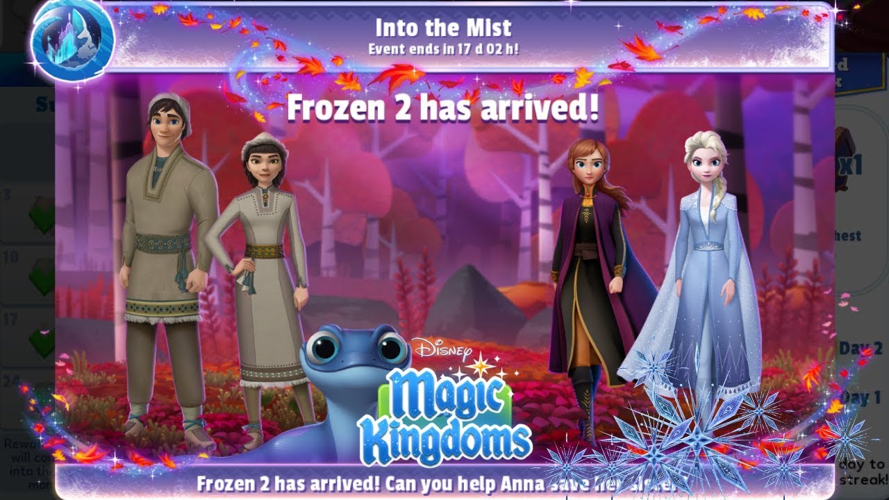 Welcome A Fire Spirit! Frozen 2 Event Disney Magic Kingdoms Game