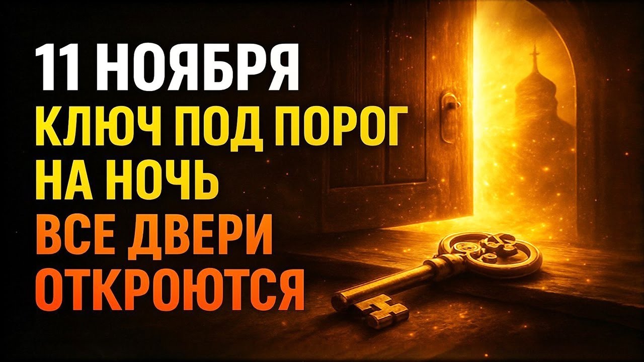 11 НОЯБРЯ: Положите ключ от дома под порог на ночь - все закрытые двери откроются