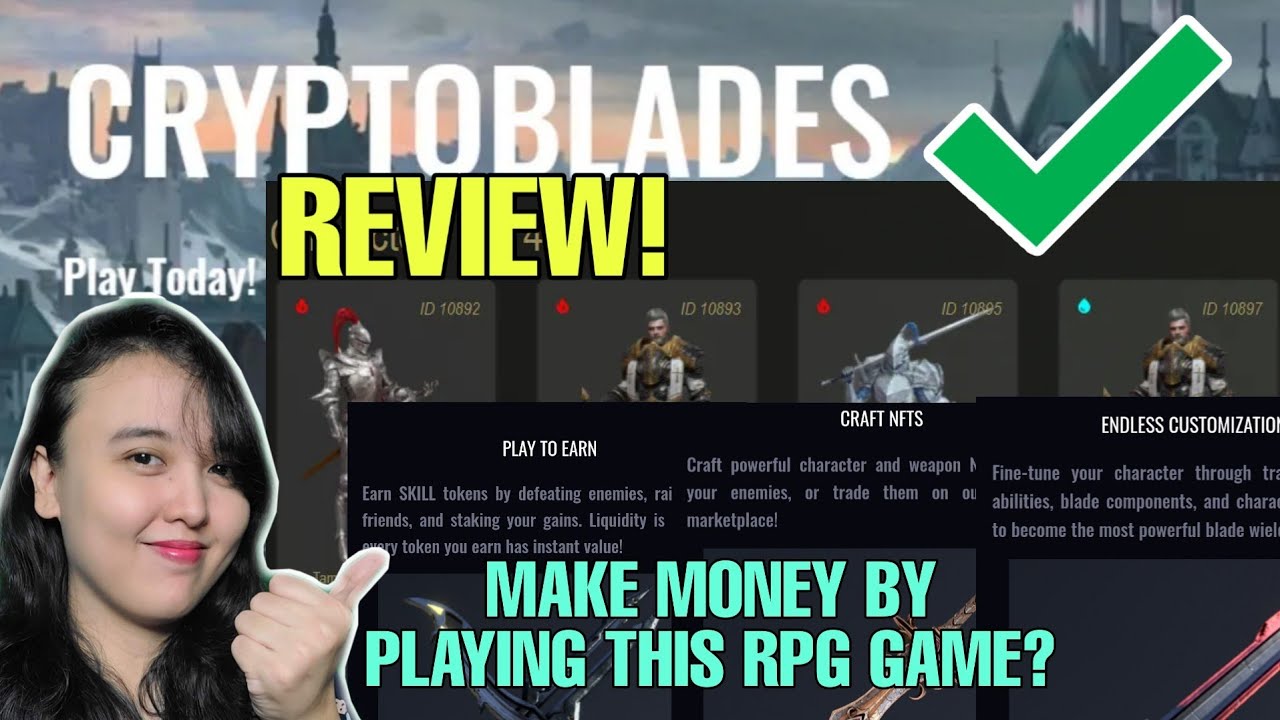 CRYPTOBLADES REVIEW! | PLAY TO EARN RPG NFT GAME? | CRYPTOBLADES EASY GUIDE! | PAANO KUMITA? #PH
