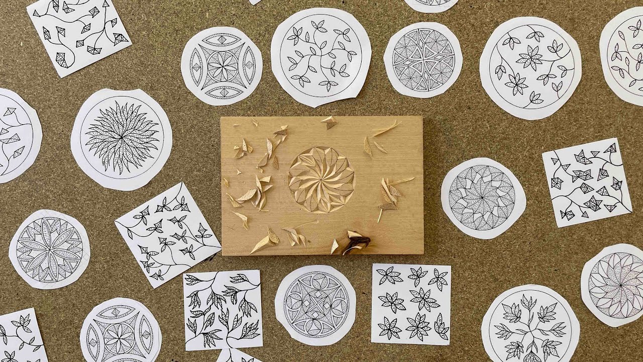 How to Carve Patterns in Wood. Ep.2