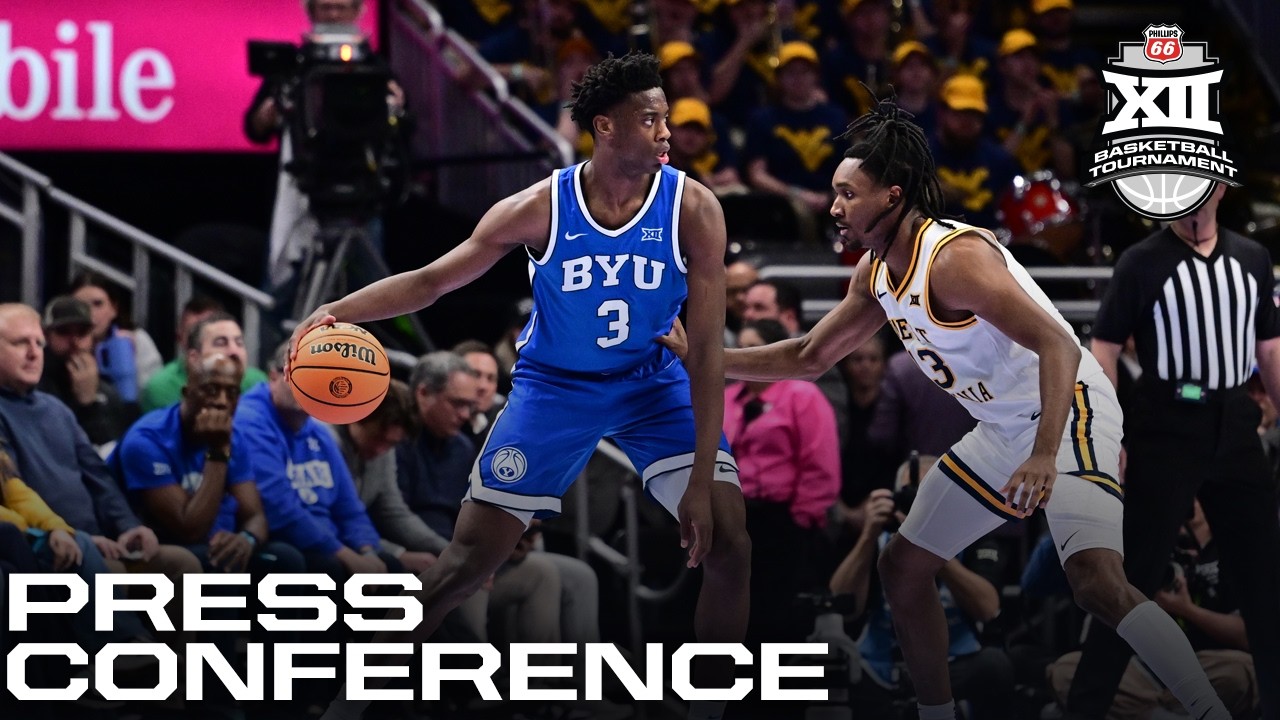 West Virginia vs. BYU Press Conference | 2026 Phillips 66 Big 12 Men’s Basketball Tournament