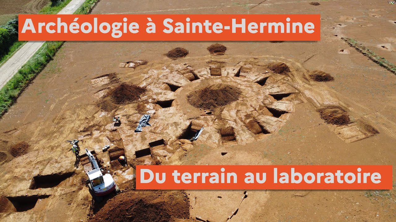 Archéologie à Saint-Hermine : du terrain au laboratoire