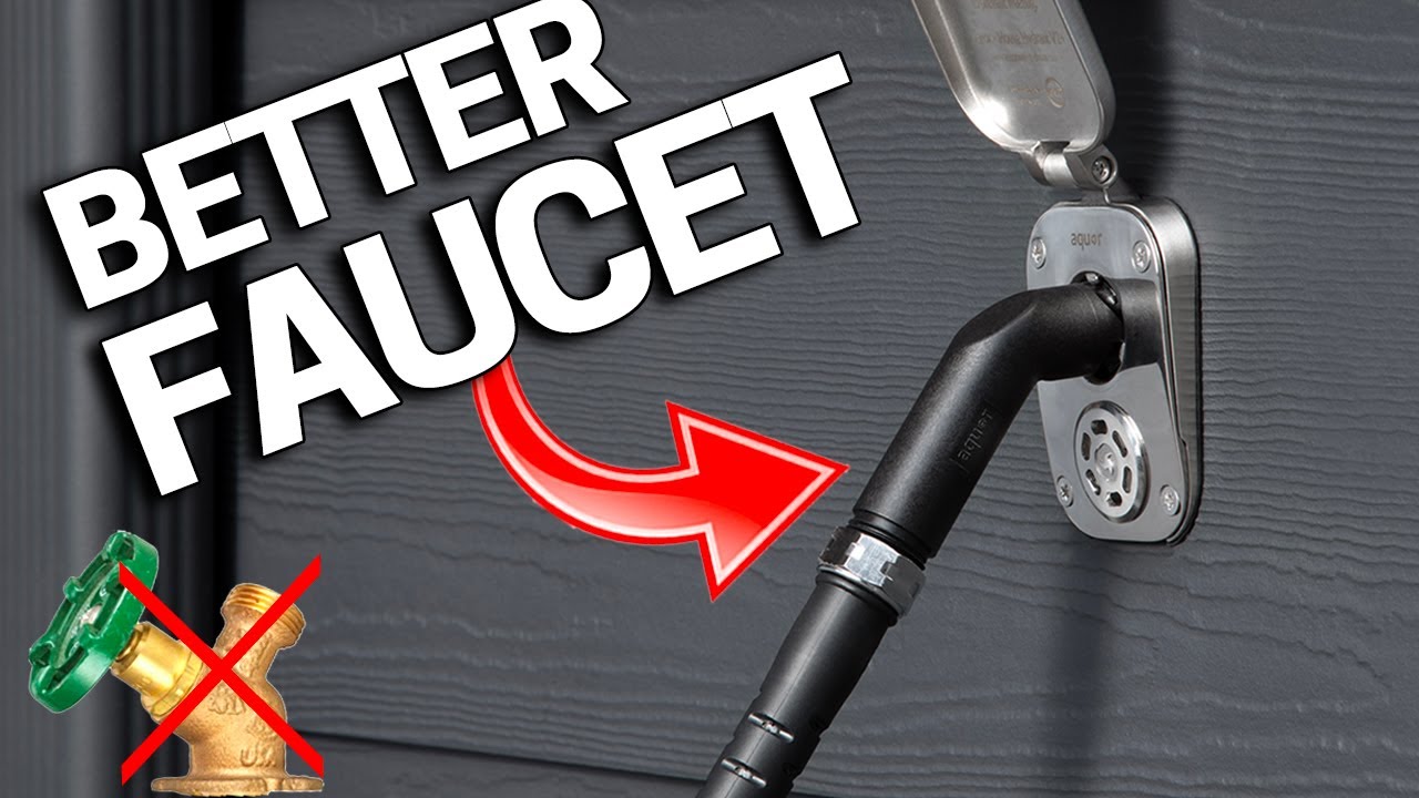 Better Outdoor Faucet  - No More Leaks or Hose Bibs - Aquor
