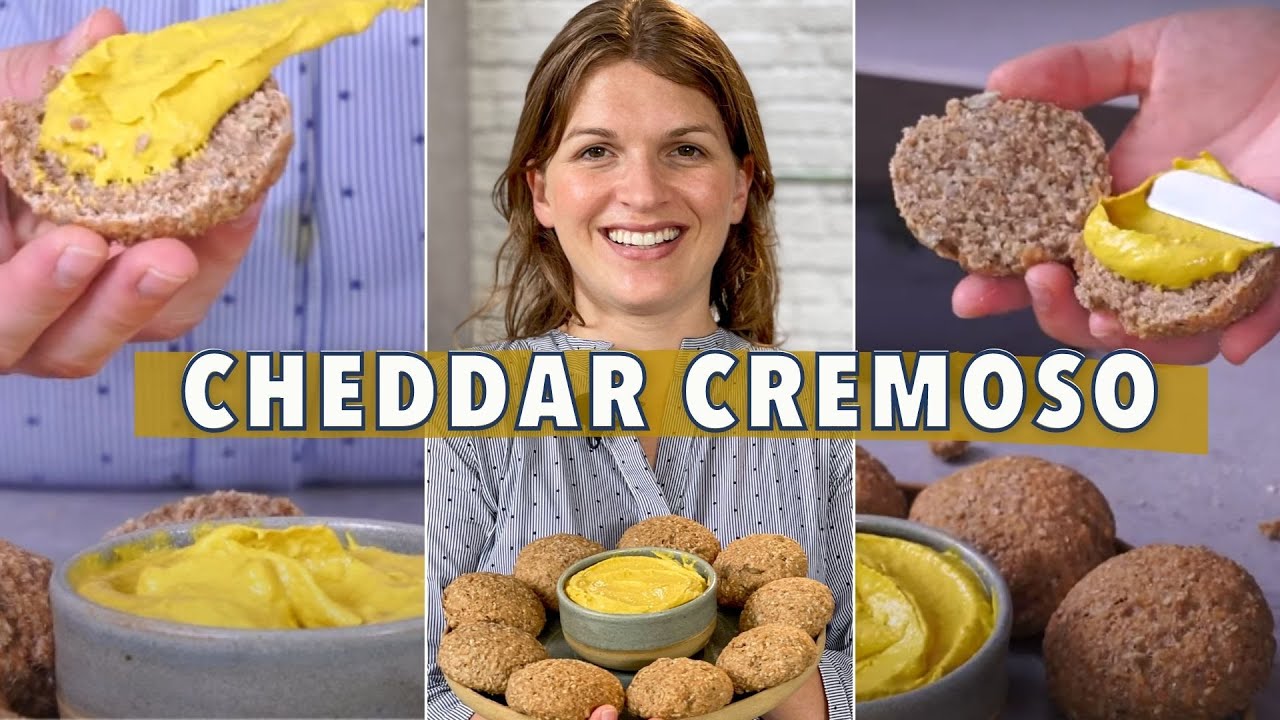 QUEIJO CHEDDAR VEGANO | Receita Barata e Fácil