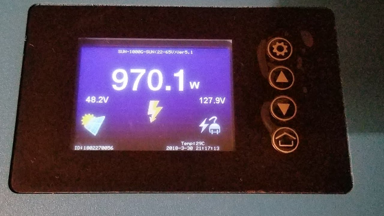 Аккумуляторная батарея на 60 В, подключенная к сетевой вилке SUN-1000GTIL2-WIFI, инвертор с огран...