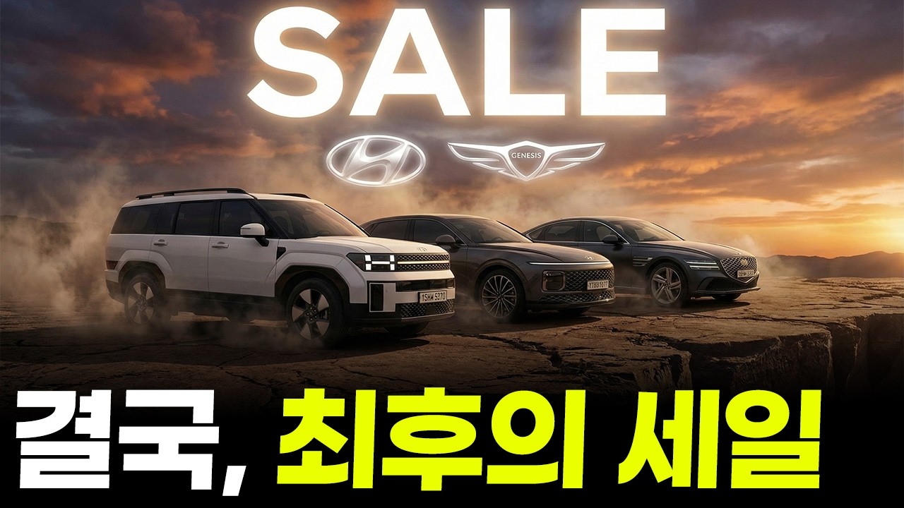 25년 12월 현대, 제네시스 대기, 할인 총정리ㅣ제네시스 870만원, 그랜저 300만원 현대차 작정하고 재고 털어버리는데요?