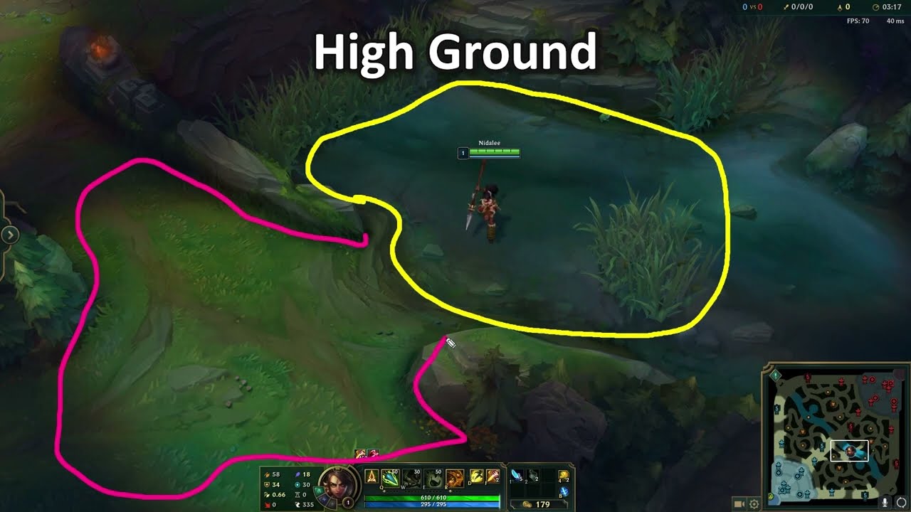 High Ground vs Low Ground in League of Legends!