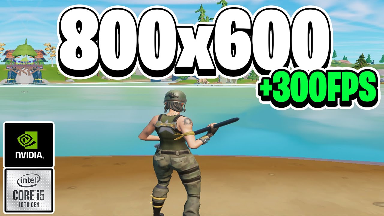 Best Stretched Low End Resolution *800x600* (300FPS) Fortnite Season 3