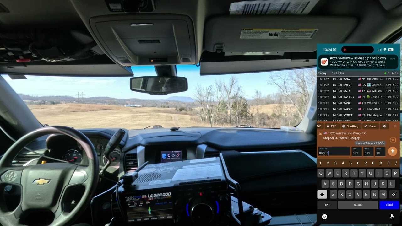 20m POTA Activation AT US-9935