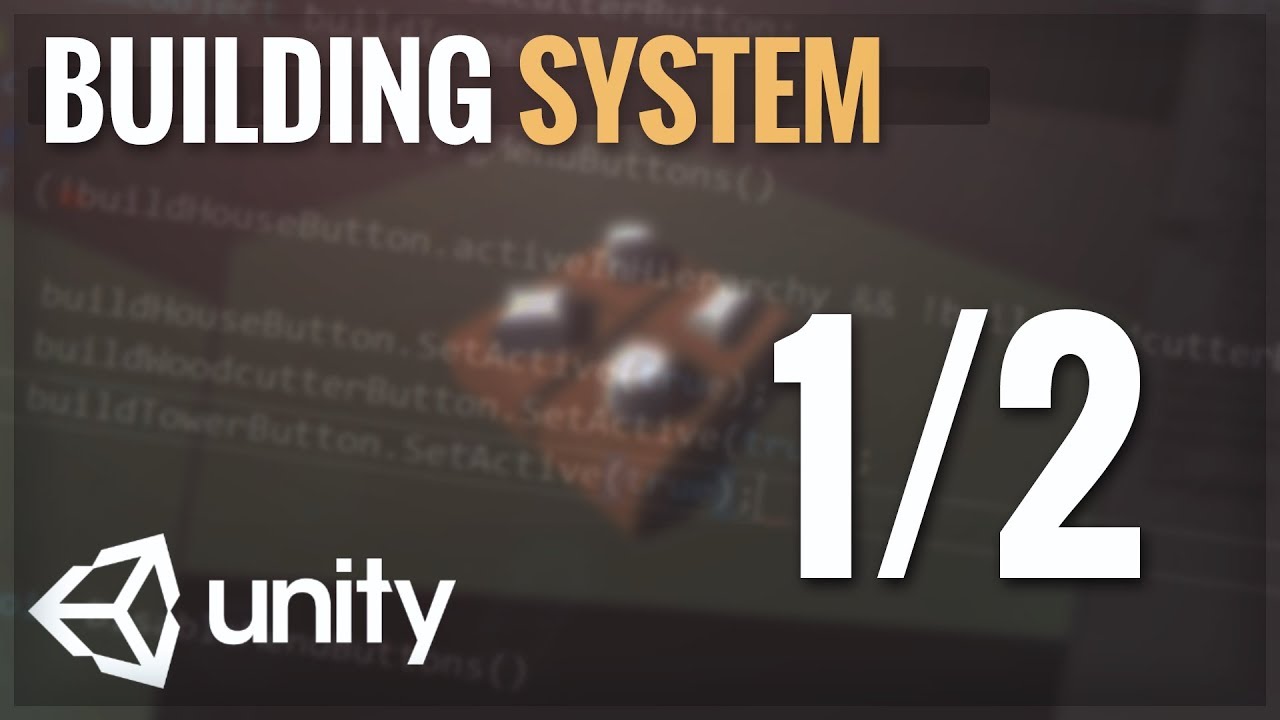 BUILDING SYSTEM in UNITY | C# Tutorial | Part 1/2 | German