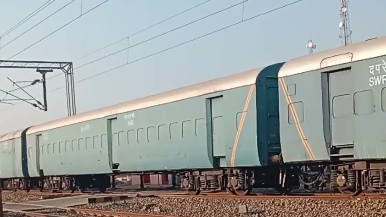 Goods train skipping slowly with WAG9HC Electric locomotive #train #trendingshorts #shorts