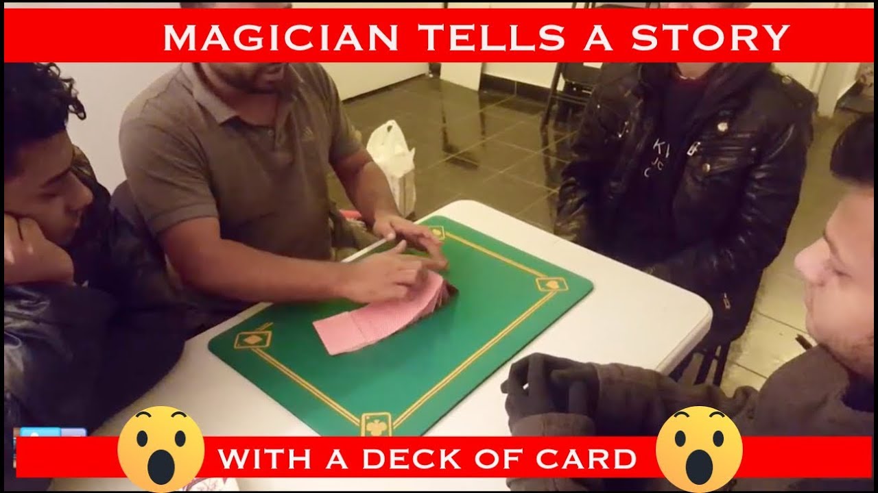 Magician Tells A Story With a Deck Of Card