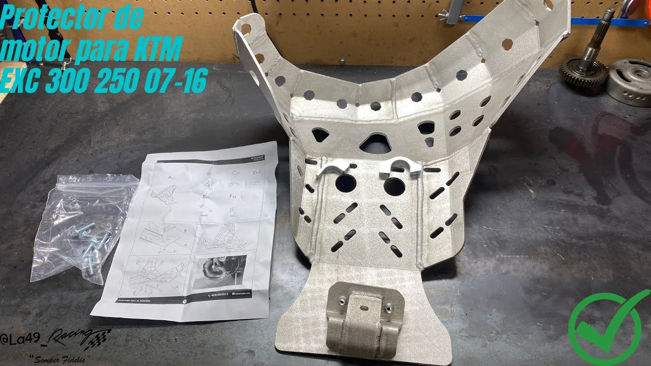 Protector De Motor Para KTM EXC 300 250 07-16  ✅