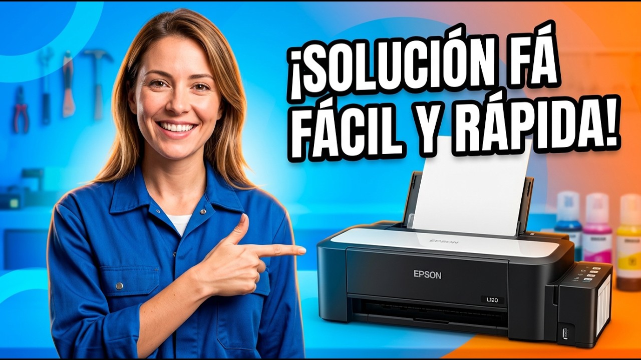 ¡Error de almohadilla de tinta Epson L120 solucionado en minutos!